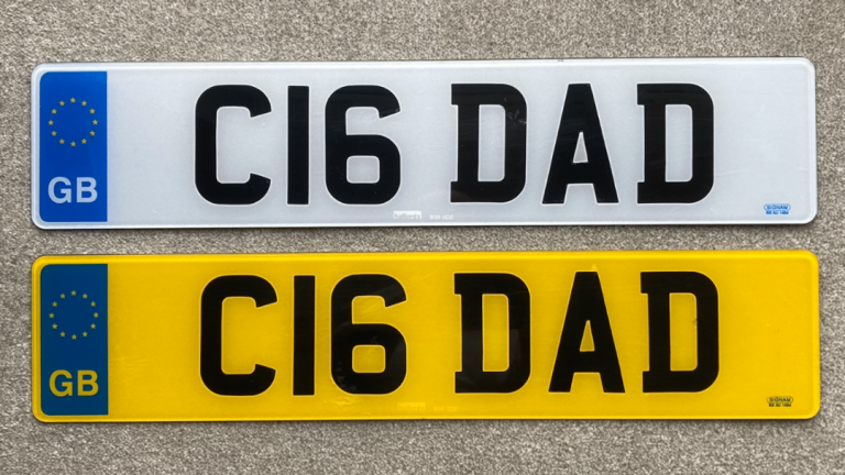 Dad Father Daddy Private Number Plate Registration Reg Cherished Personalised