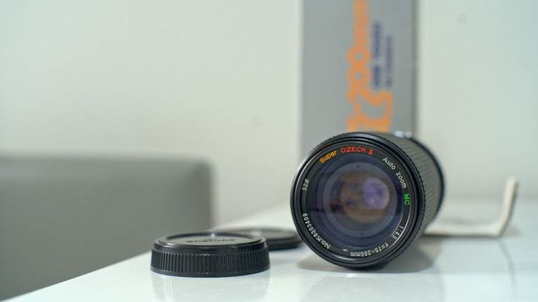 75-200 F4.5 For Olympus, Super Ozeck Series II Manual Zoom MC lens in good working condition. 