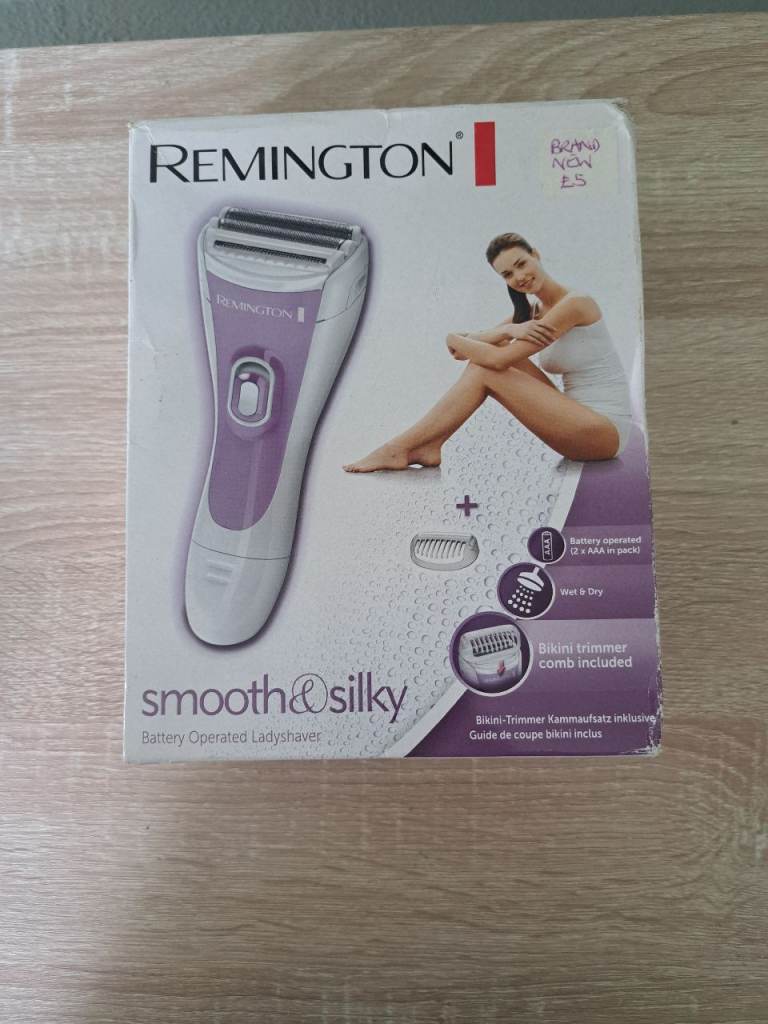New Remington Smooth & Silky Lady Shaver – Battery Operated