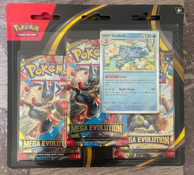 New Pokemon Mega Evolution Triple Blister Pack