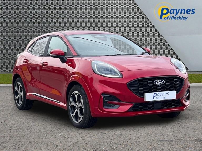 2025 Ford Puma ST-Line 5 Door 1.0L 125PS 6 Speed in Fantastic Red COMFORT PACK