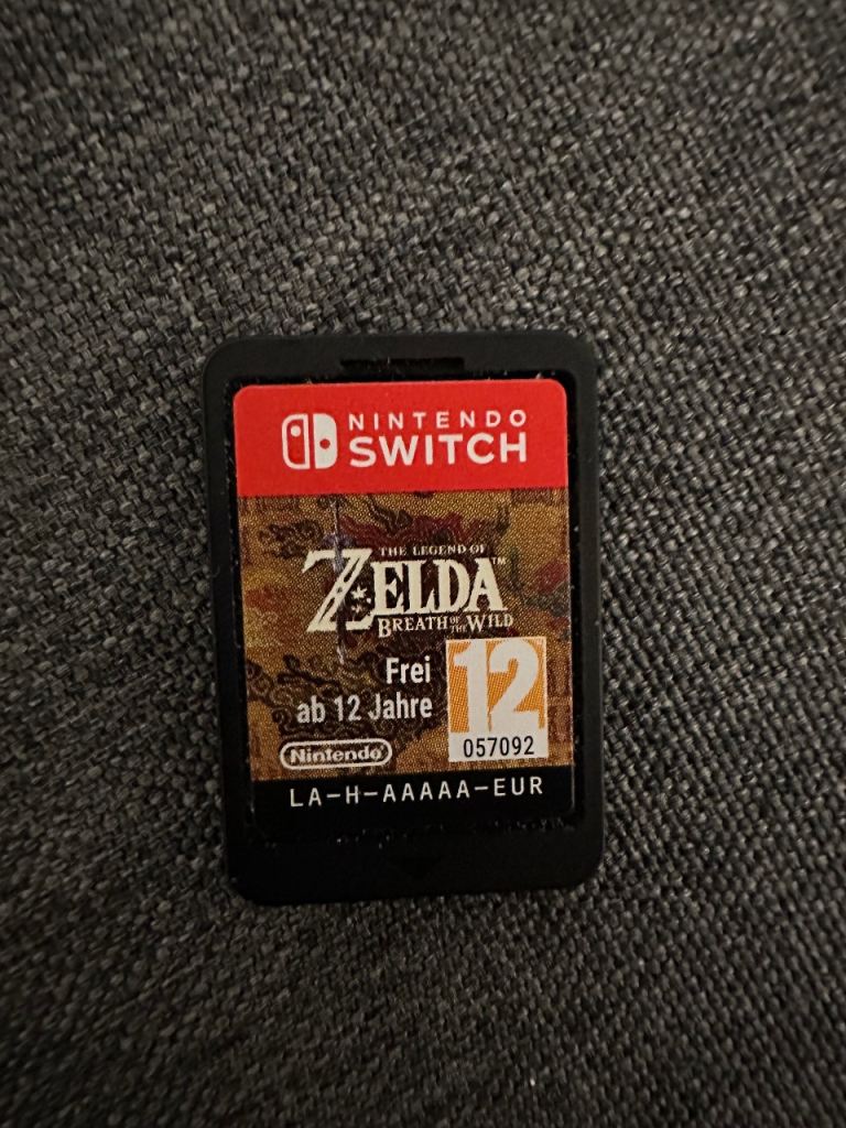 Legend Of Zelda Breathe Of The Wild - Nintendo Switch Game 