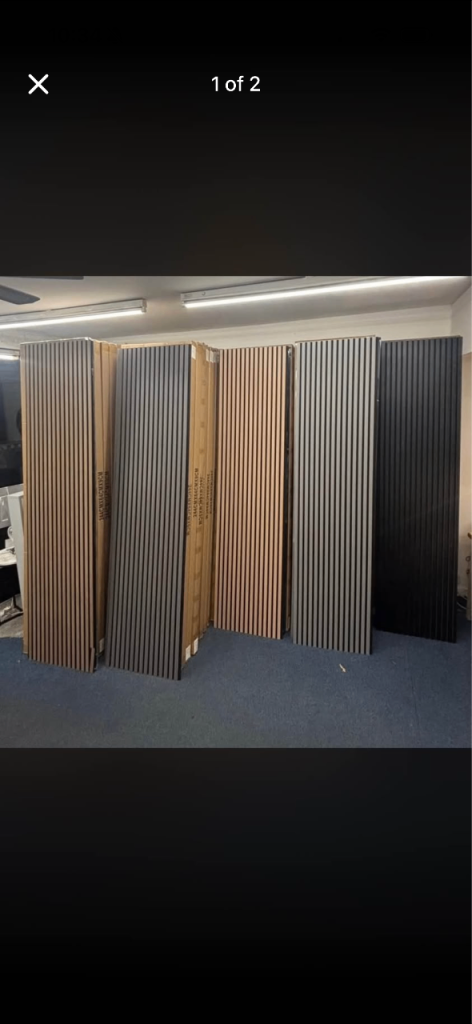 Real wood acoustic wall panels 