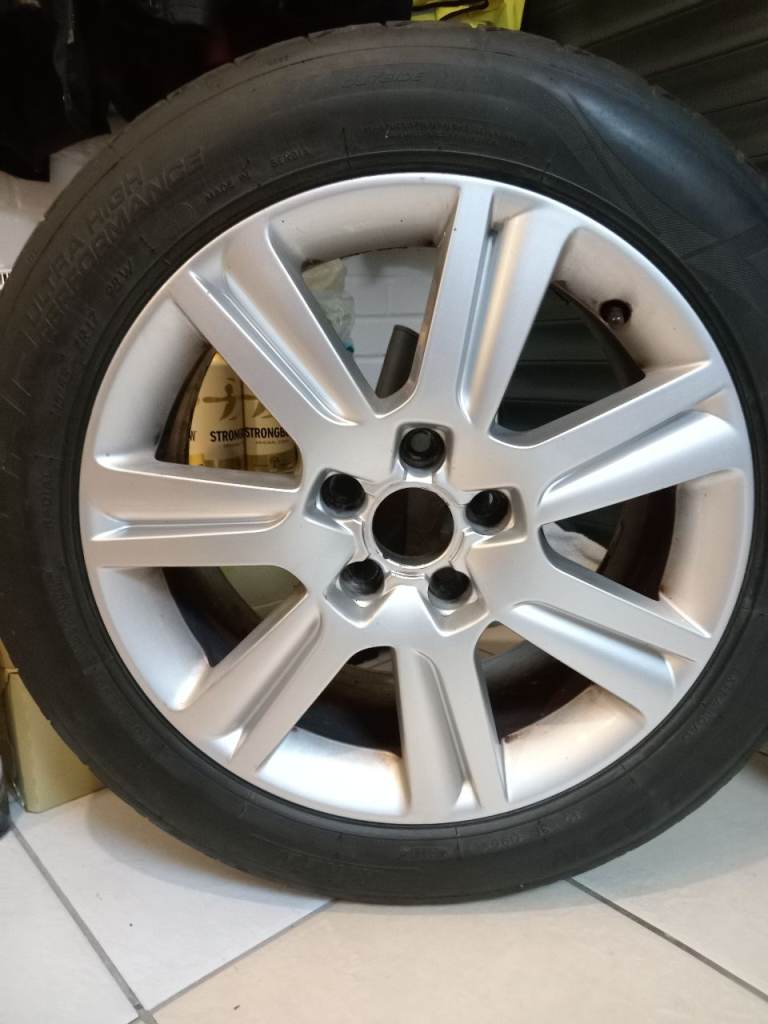 Audi 17 Inch alloy wheels and tyres, excellent condition! 5x112 VW, Caddy 