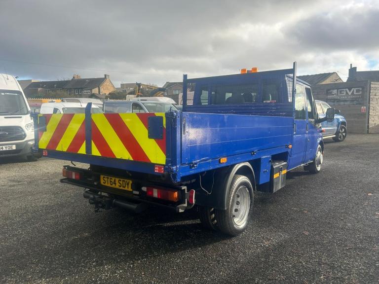 2014 Ford Transit D/Cab Chassis TDCi 125ps [DRW] TIMING CHAIN NOT BELT TIPPER CHASSIS CAB Diesel ...