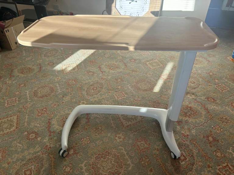 over bed riser table