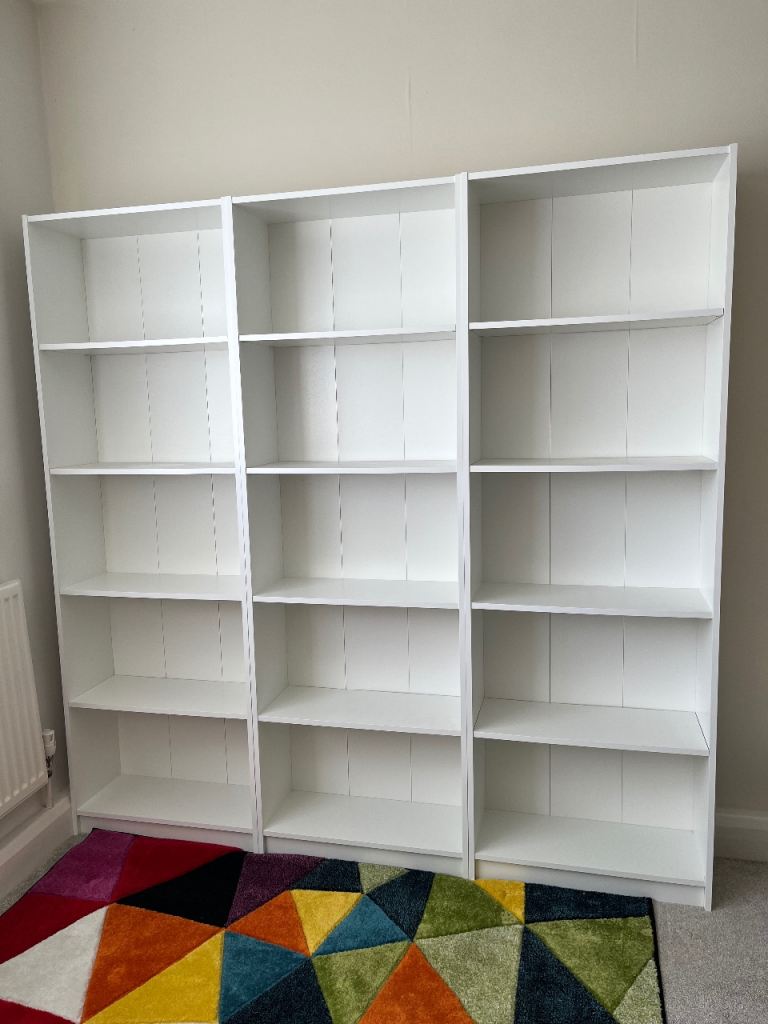 Tall bookshelves x3