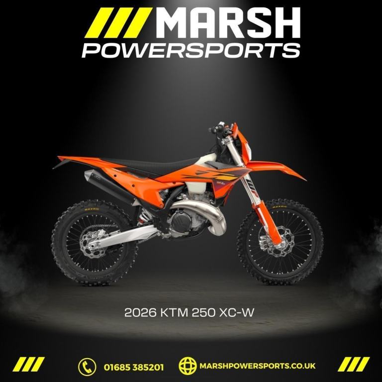 250 XC-W 2026 Model - KTM Main Dealer - Reserve NOW!