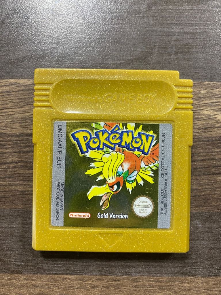 Nintendo Game Boy Pokemon Gold Version Cartridge