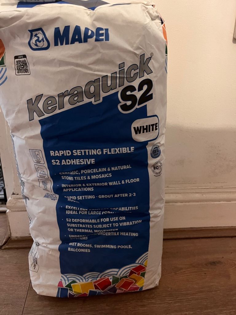 Mapei quick setting s2 tile adhesive 