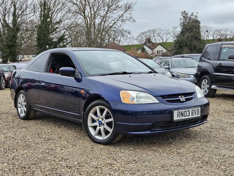 RARE 2003 HONDA CIVIC 1.7 VTEC 2 DOOR COUPE AUTOMATIC LOW MILEAGE ULEZ COMPLIANT