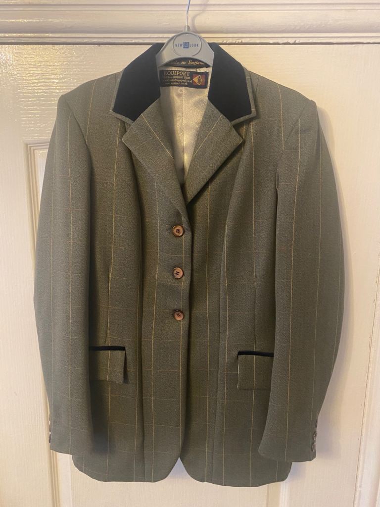 Equiport ladies tweed show jacket size 10