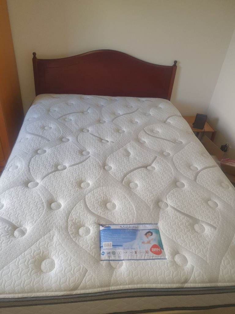 (Sold) Double bed, headboard and divan (PICKUP ONLY)