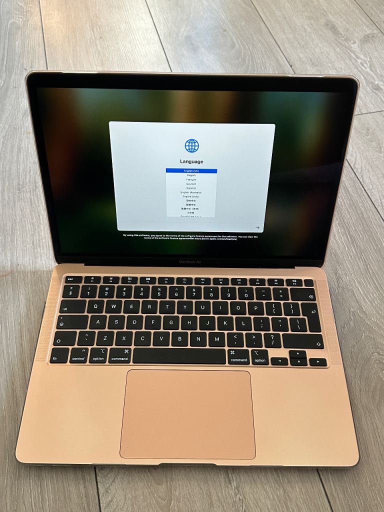 Apple MacBook Air 2020 RAM 256GB Rose Gold