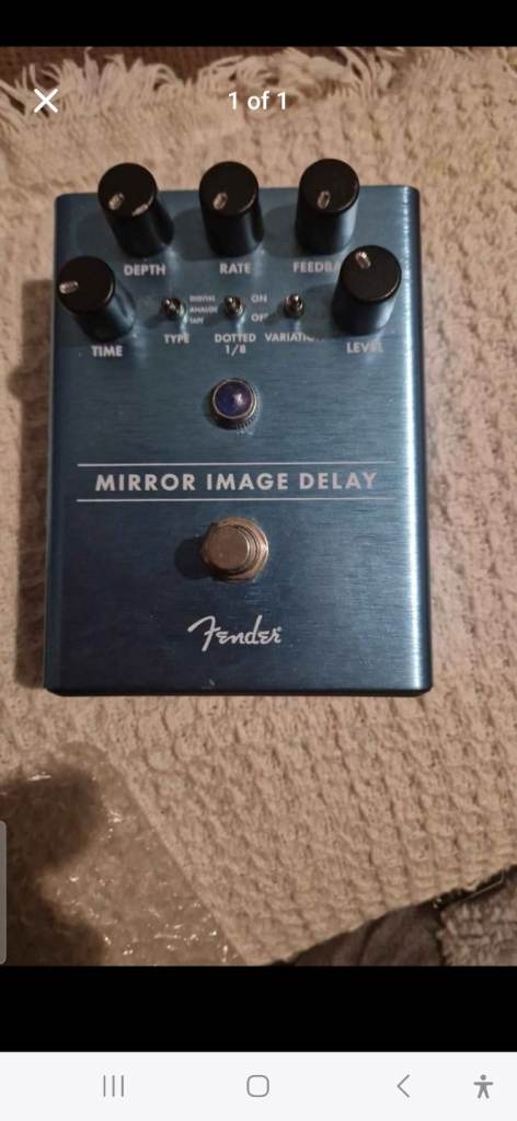 Fender guitar pedal 