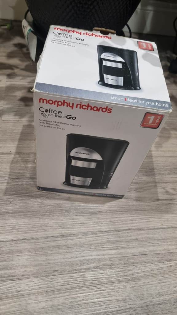 Morphy Richards 162740 On The Go Filter Coffee Machine - Black