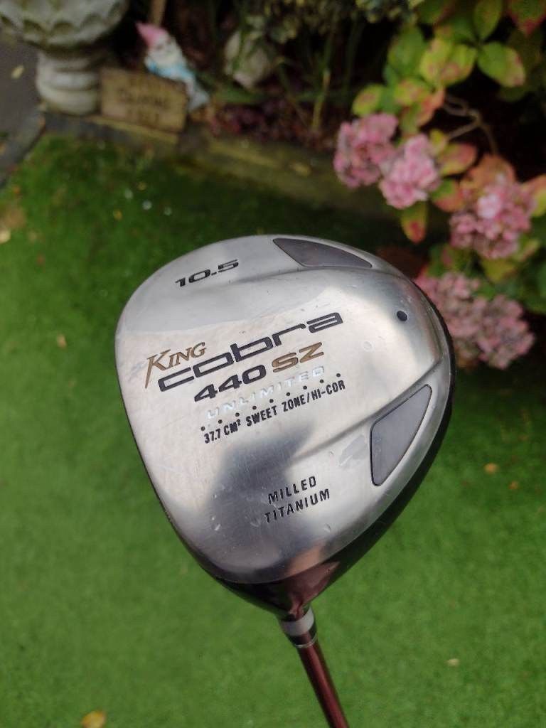 VGC KING COBRA 440 SZ 10.5 LEFT HAND R FLEX GRAPHITE 1 WOOD DRIVER WITH HEADCOVER 
