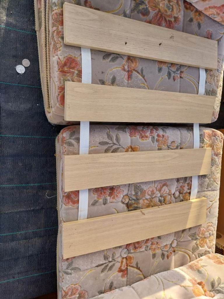 Caravan side dinette bed slats 