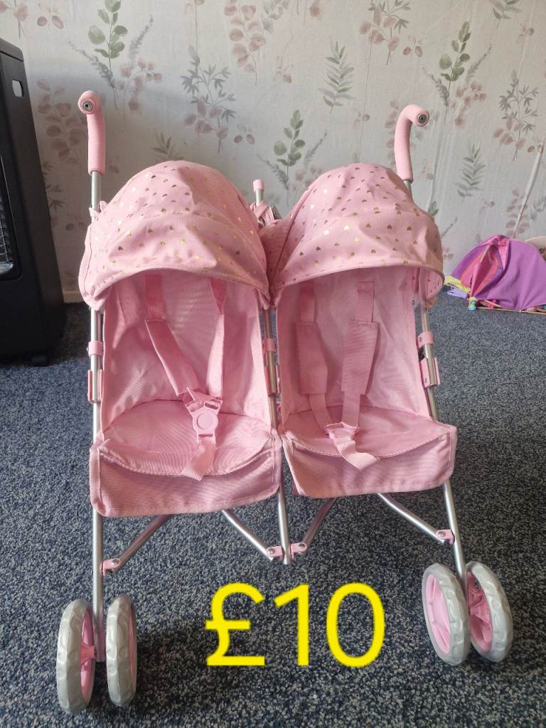 Kids prams and zoey the robot dog
