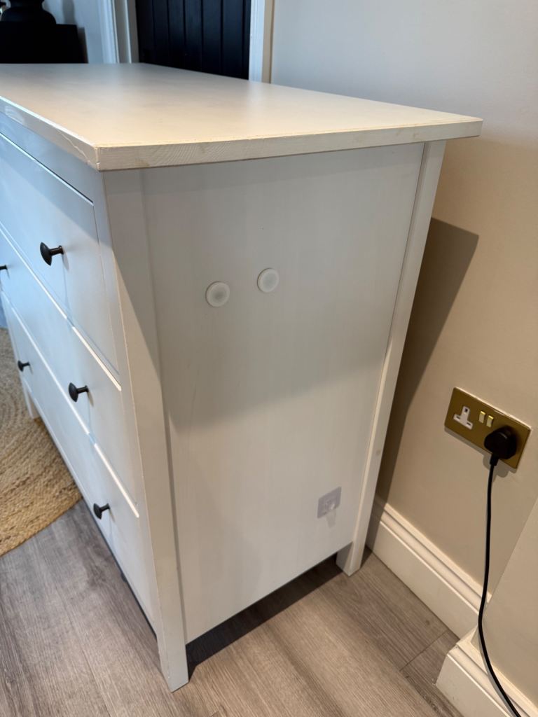 IKEA Hemnes chest of drawers white stain