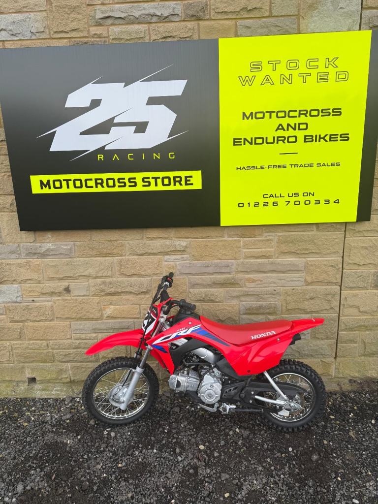HONDA CRF 110 2024 MODEL.     25 RACING STORE
