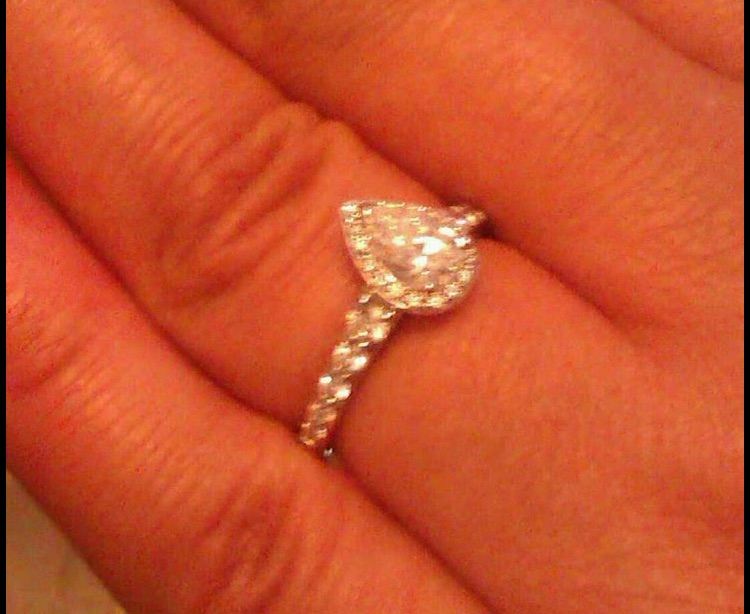 Joseph Rea white gold 18ct engagement ring