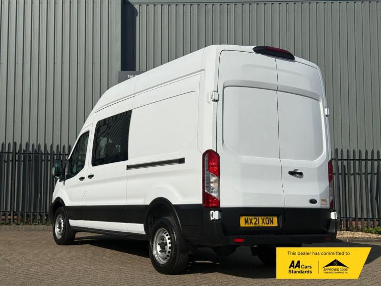 2021 Ford Transit 2.0 350 EcoBlue Leader Crew Van Double Cab 6dr Diesel Manual RWD L3 H3 Euro Com...