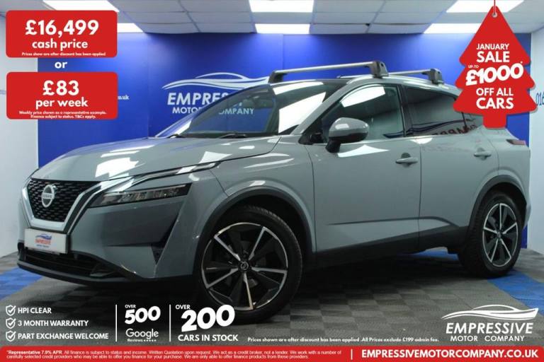 2021 71 NISSAN QASHQAI 1.3 DIG-T MHEV TEKNA SUV 5DR PETROL HYBRID MANUAL EURO 6 
