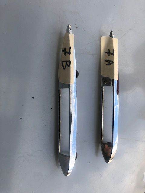 Chromed supports for side indicators Fiat 2300 S Coupè