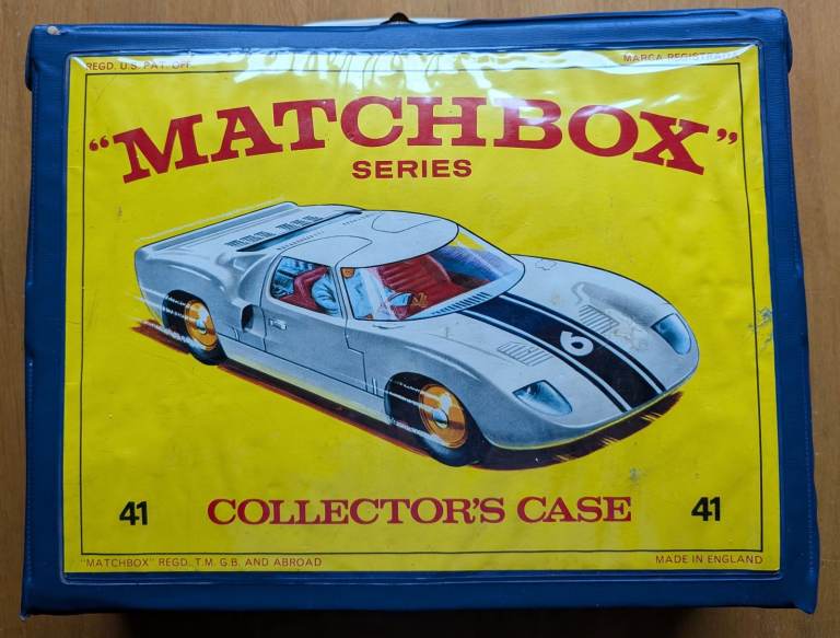 Original Vintage "Matchbox" Series Collector's Case 41 & 47 Model Vehicles etc.