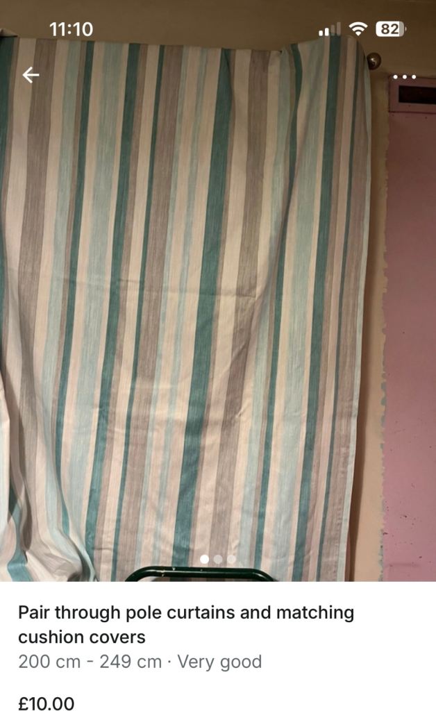 image for Through pole curtains