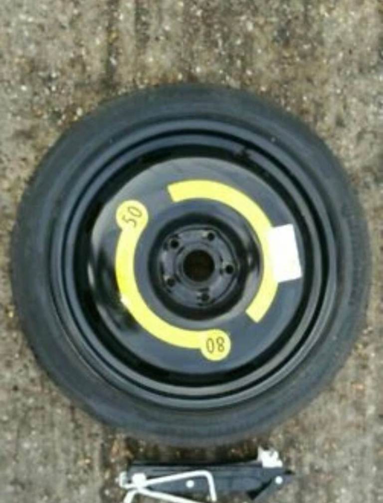 AUDI A3 2012-PRESENT DAY 18" SPACE SAVER SPARE WHEEL JACK SPANNER