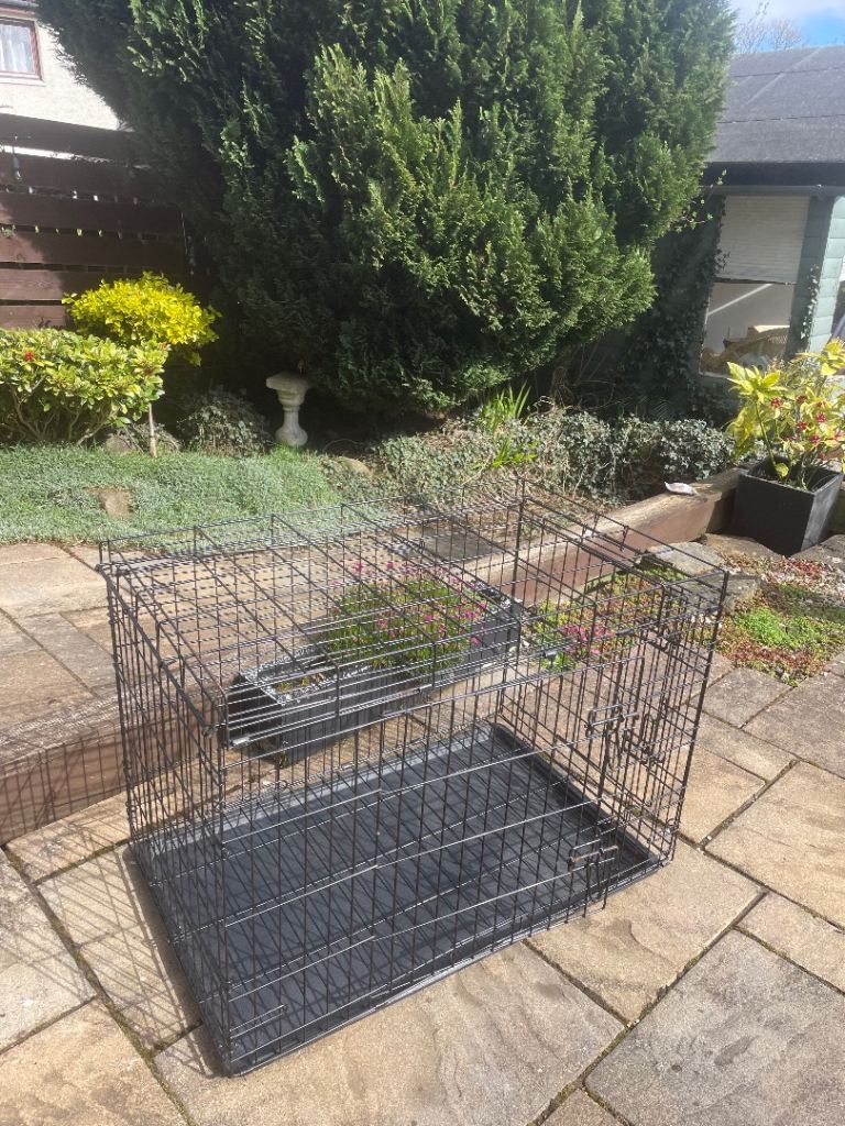 Dog crate for medium/ large size dog. Folds for transport