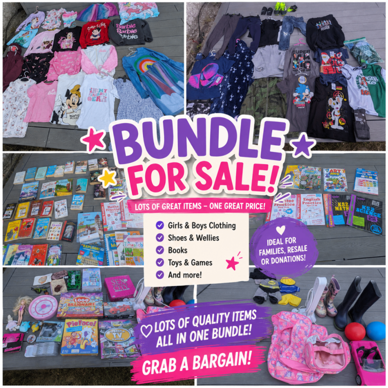  🛍️ Huge Bundle Sale – Clothes, Toys, Games, Books & More! 🛍️