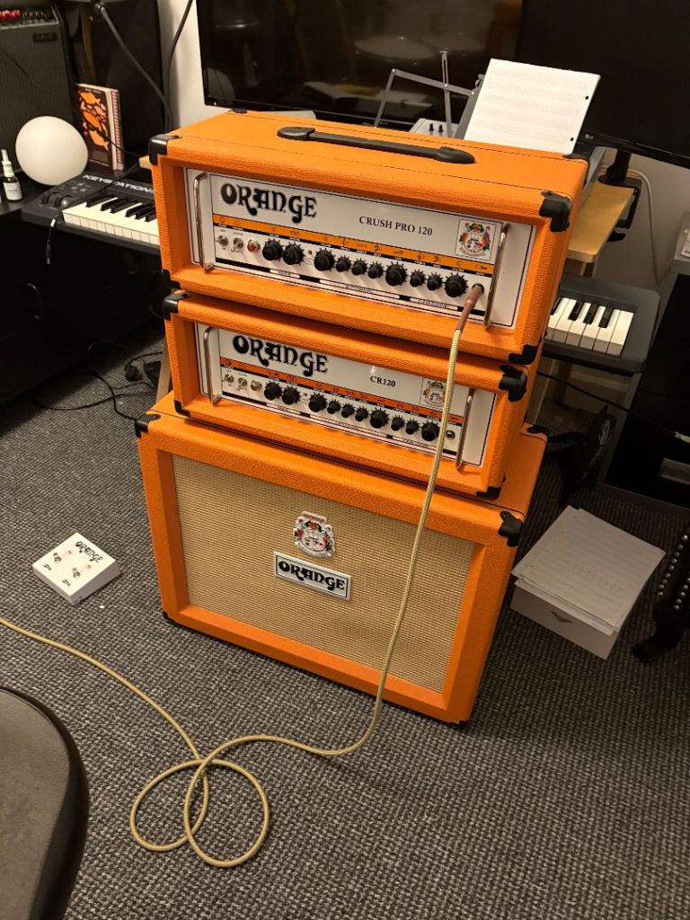 Orange CR120 and PPC212 Cab.