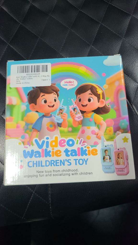 Walkie Talkie for Kids with Video 2 Pack Long Range Rechargeable Voice Effects & HD Camera
