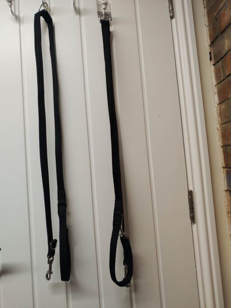 Black halti dog leads