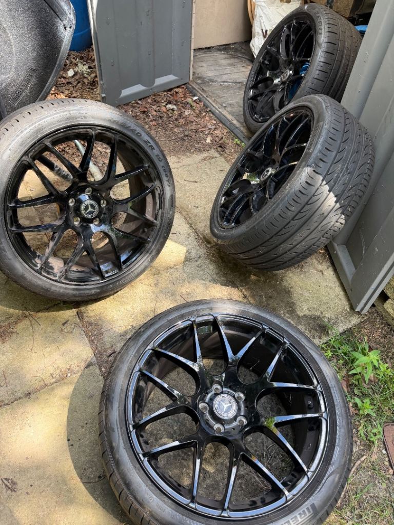 ROMAC Alloys AND PIRELLI P ZERO NERO TIRES 19 inch