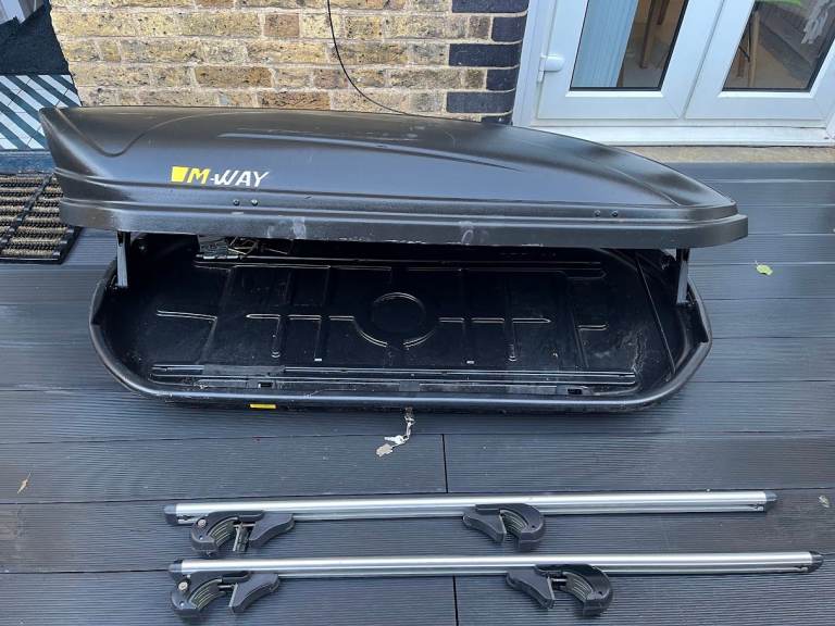 Roof box + Roof rail rack