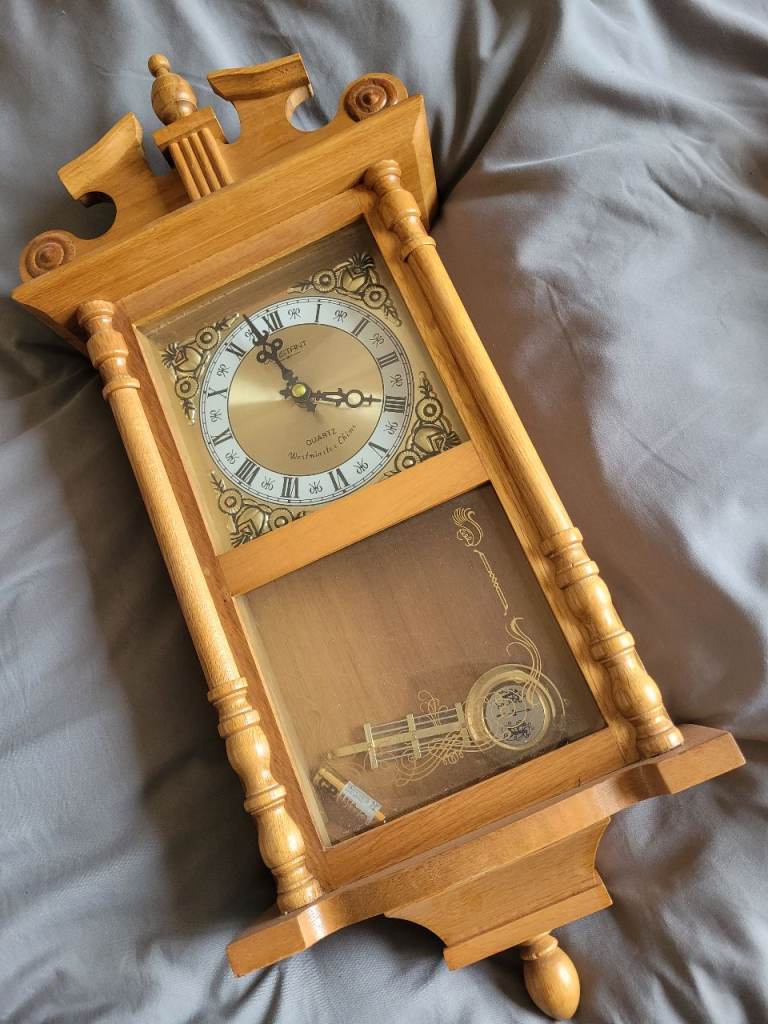 Oak clock