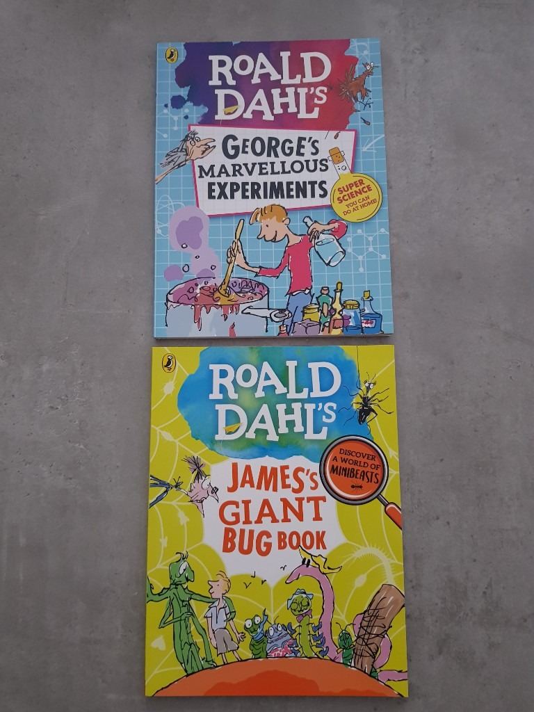 Roald Dahl Experiments and Bugs Books