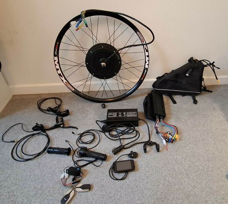 Ebike 72V 3000W 29” MTX39 Rear Wheel Conversion Kit with Triangle Battery 