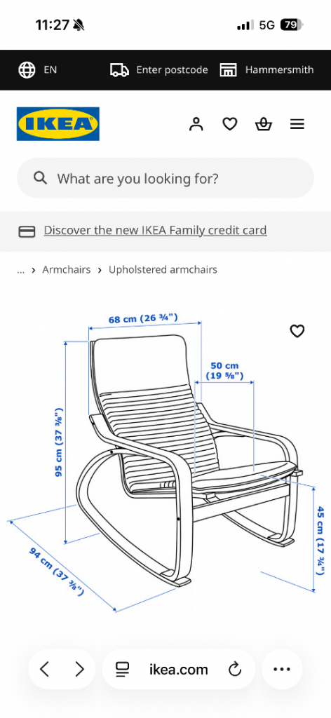 IKEA POANG Chair 
