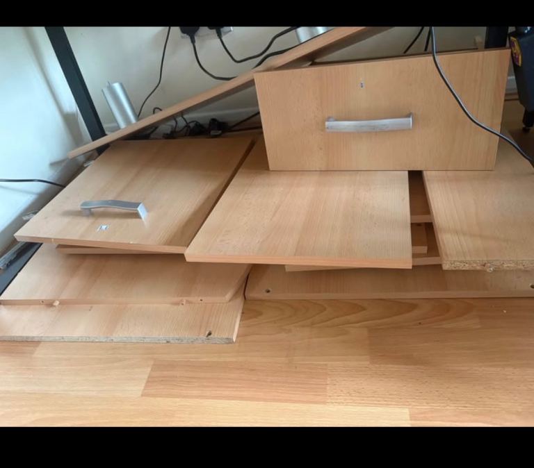 Free. Around 15 pieces of wood. 