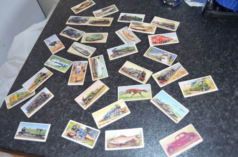 Collection Vintage STAMPED 1950 British Automatic Company Ltd Cards - History Of Transport Ass