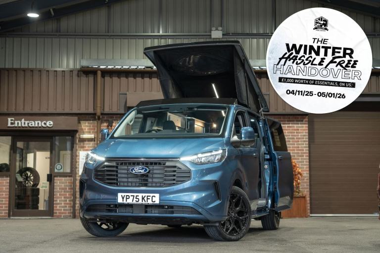 2025 Ford Transit Custom Limited 134bhp 8 speed Auto Short wheel base campervan