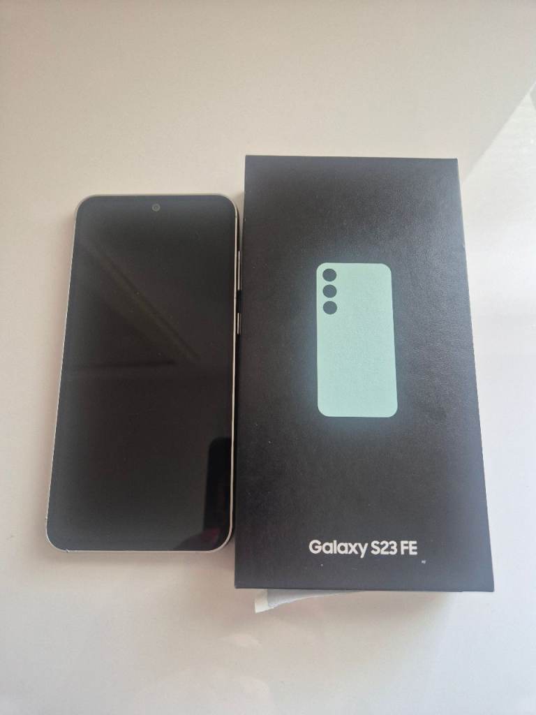 Samsung Galaxy S23 FE Mobile Phone - 128GB ROM - Mint Green - Open Unlocked - Boxed