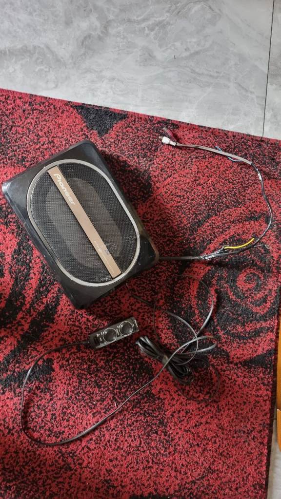 Pioneer active subwoofer underseat for your car