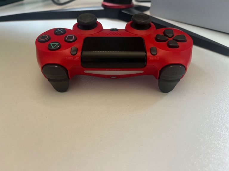 Official Sony PS4 DualShock 4 Controller - Magma Red (V2)
