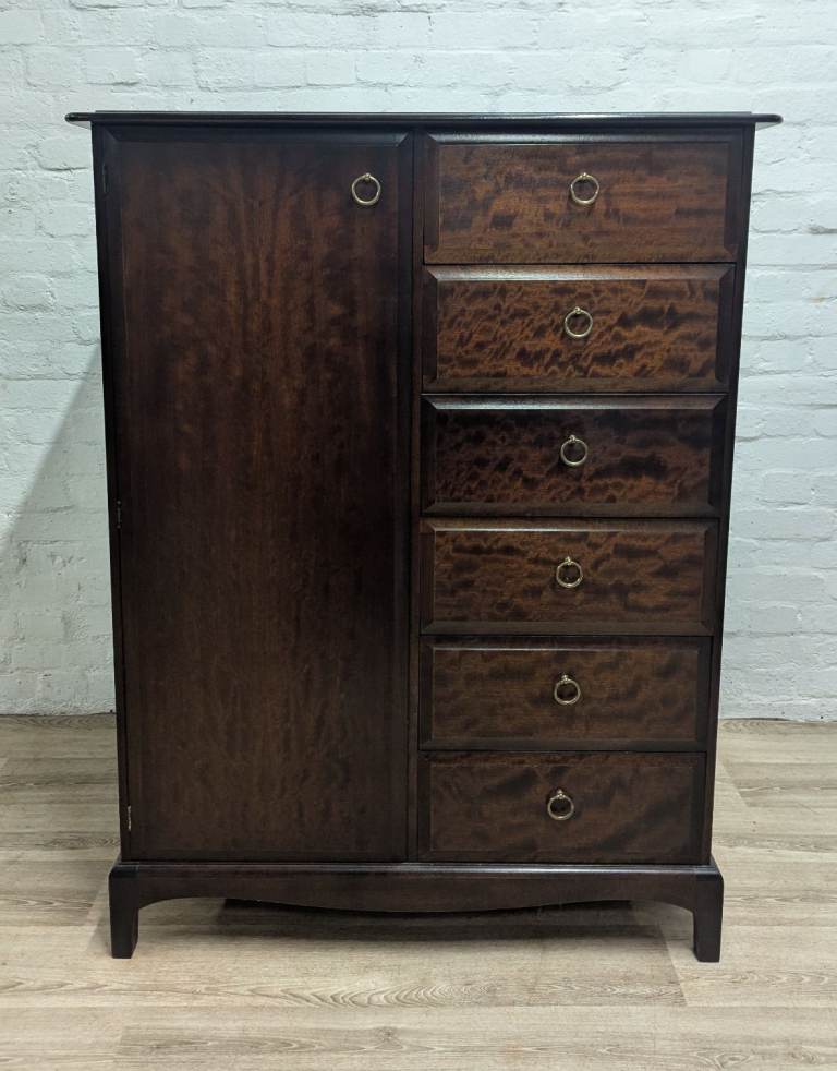 Stag Minstrel tallboy combination wardrobe chest of drawers (DELIVERY AVAILABLE)